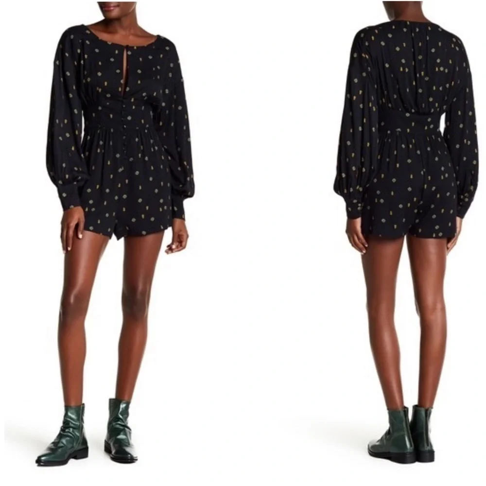 Free People Love Grows Romper SzL